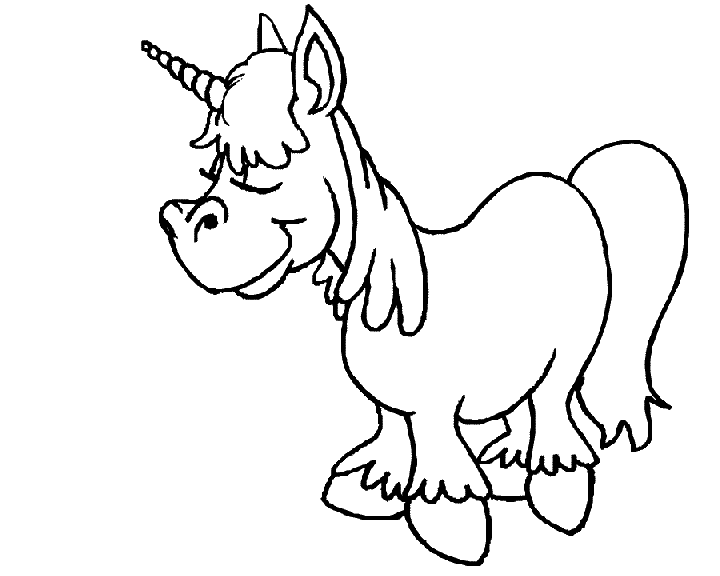 Coloring page: Unicorn (Characters) #19598 - Free Printable Coloring Pages