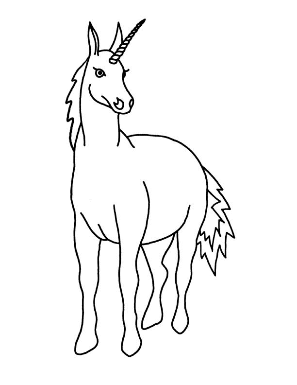 Coloring page: Unicorn (Characters) #19605 - Free Printable Coloring Pages