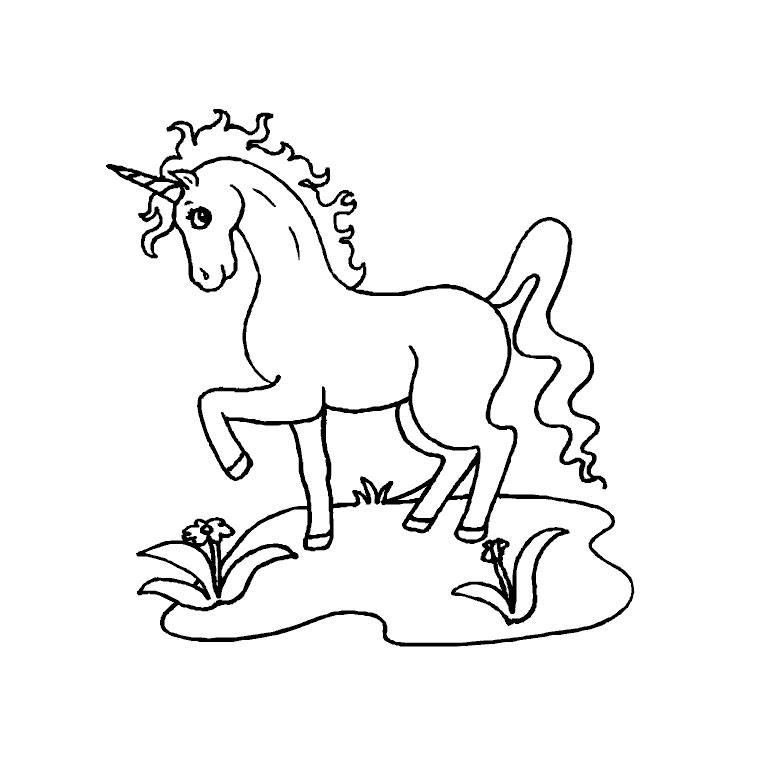 Coloring page: Unicorn (Characters) #19606 - Free Printable Coloring Pages