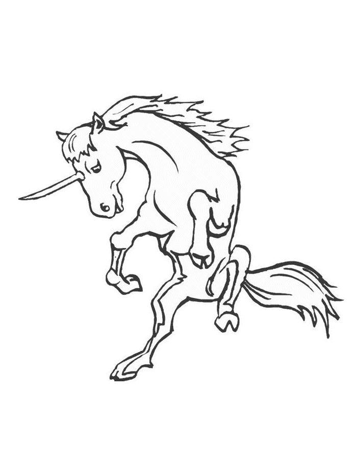 Coloring page: Unicorn (Characters) #19607 - Free Printable Coloring Pages