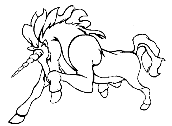 Coloring page: Unicorn (Characters) #19621 - Free Printable Coloring Pages