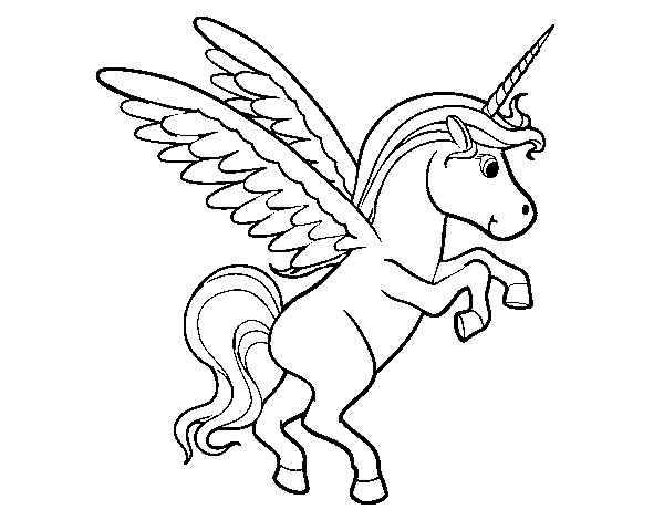 Coloring page: Unicorn (Characters) #19623 - Free Printable Coloring Pages
