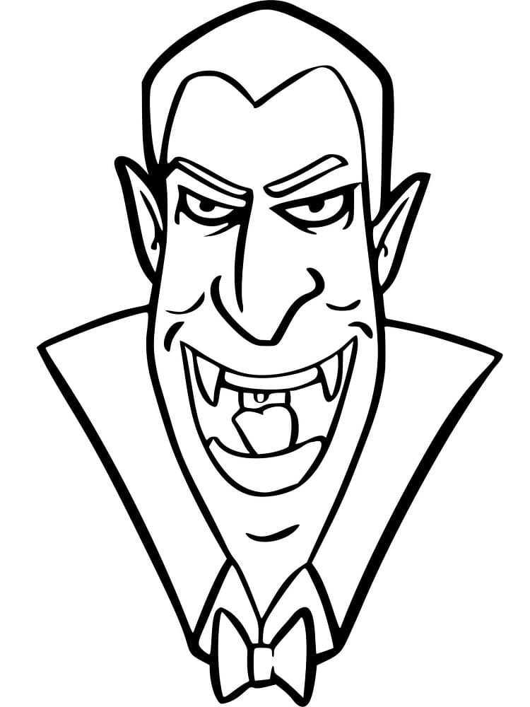 Free printable Vampire coloring page #196123 from Characters collection