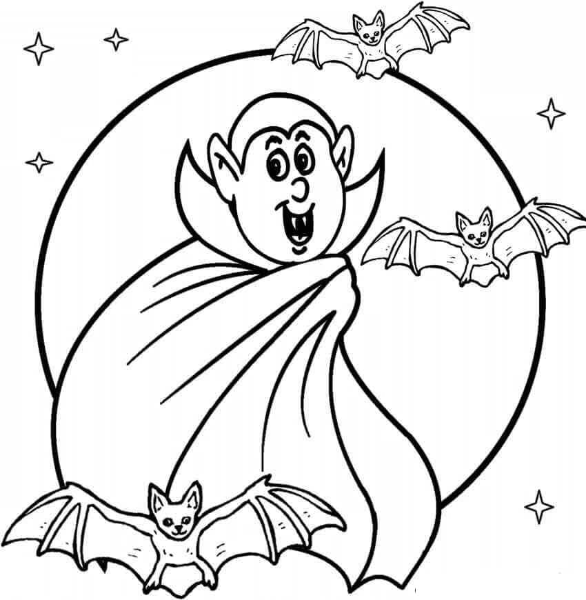 Free printable Vampire coloring page #196134 from Characters collection
