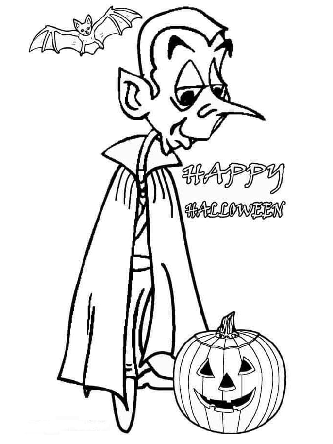 Free printable Vampire coloring page #196139 from Characters collection