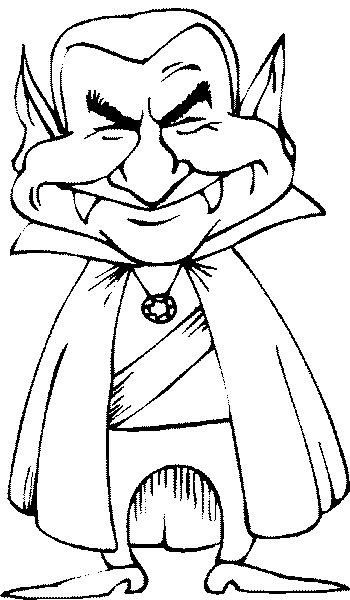 Coloring page: Vampire (Characters) #85912 - Free Printable Coloring Pages