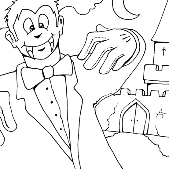 Coloring page: Vampire (Characters) #85916 - Free Printable Coloring Pages