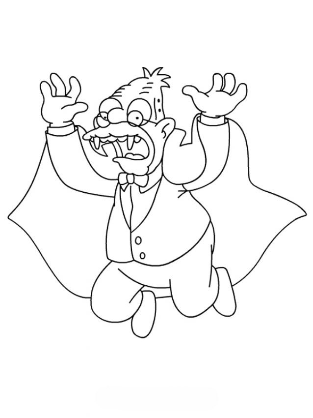 Coloring page: Vampire (Characters) #85938 - Free Printable Coloring Pages