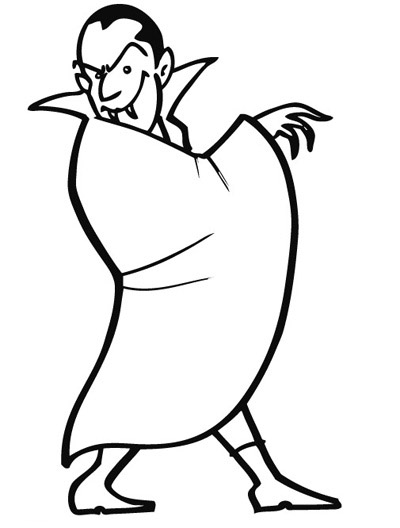 Coloring page: Vampire (Characters) #85943 - Free Printable Coloring Pages