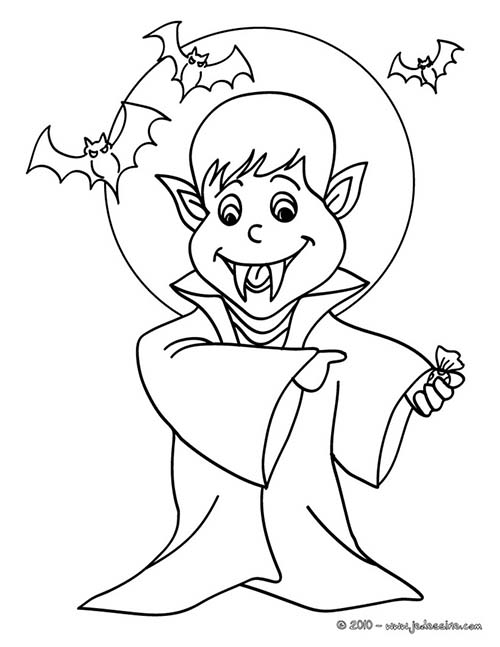 Coloring page: Vampire (Characters) #85948 - Free Printable Coloring Pages