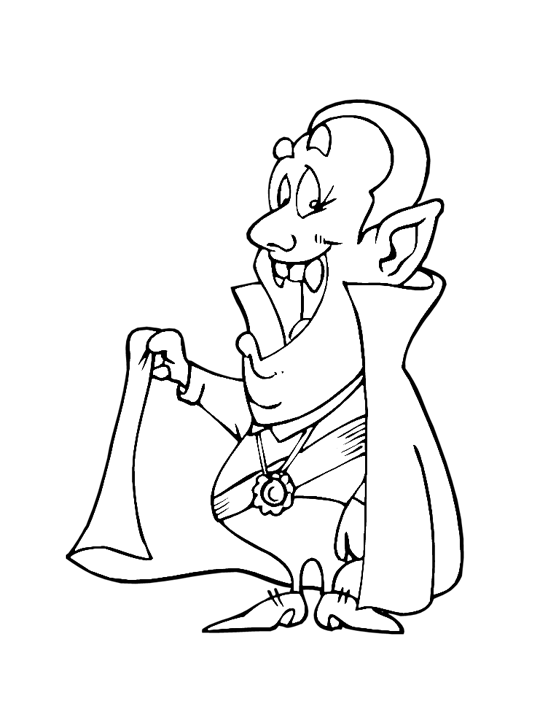 Coloring page: Vampire (Characters) #85954 - Free Printable Coloring Pages