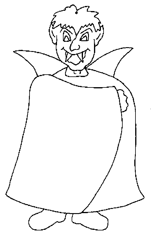 Coloring page: Vampire (Characters) #85955 - Free Printable Coloring Pages