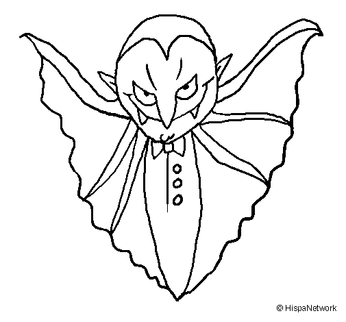 Coloring page: Vampire (Characters) #85971 - Free Printable Coloring Pages