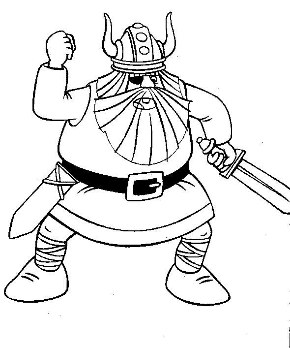 Coloring page: Viking (Characters) #149344 - Free Printable Coloring Pages