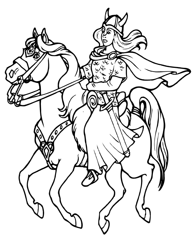 Coloring page: Viking (Characters) #149347 - Free Printable Coloring Pages