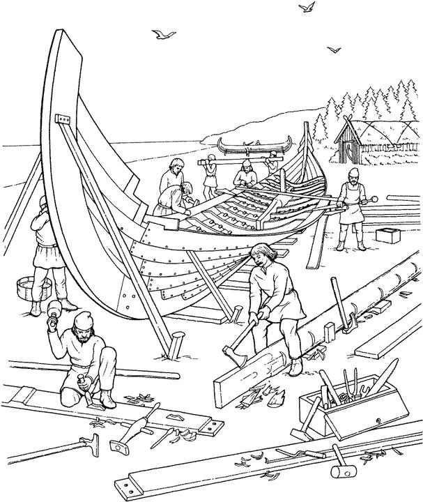 Coloring page: Viking (Characters) #149353 - Free Printable Coloring Pages