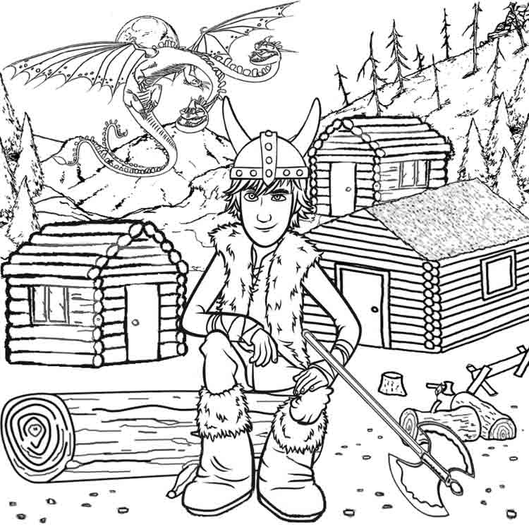 Coloring page: Viking (Characters) #149379 - Free Printable Coloring Pages