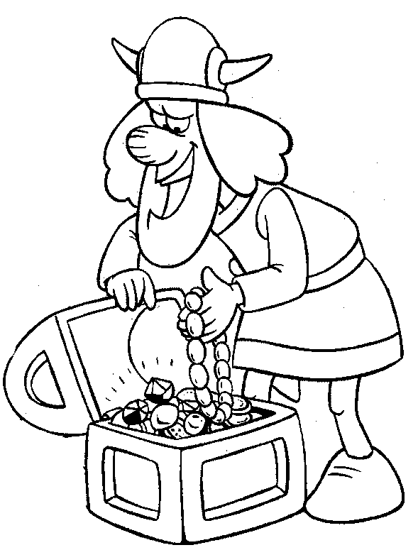 Coloring page: Viking (Characters) #149383 - Free Printable Coloring Pages