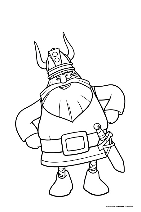 Coloring page: Viking (Characters) #149422 - Free Printable Coloring Pages