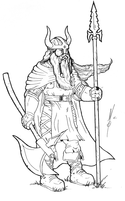 Coloring page: Viking (Characters) #149445 - Free Printable Coloring Pages