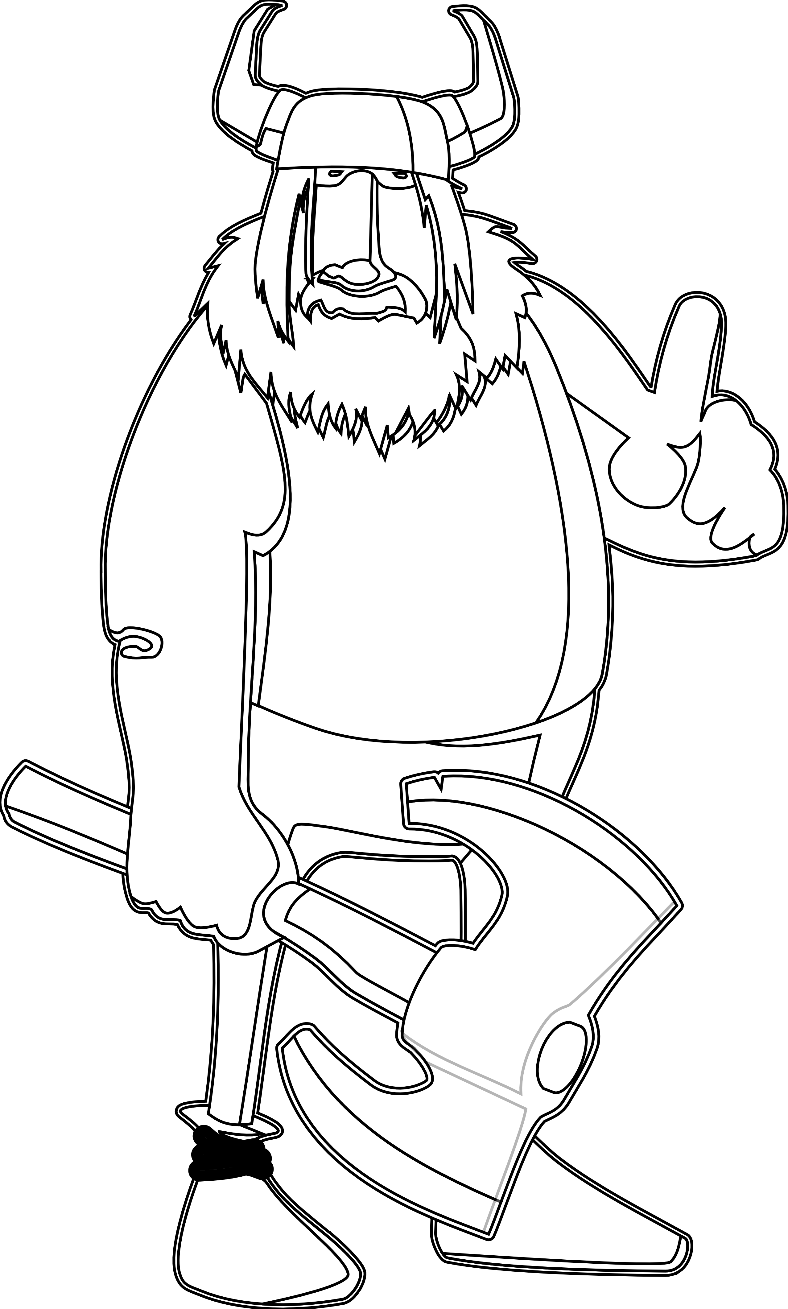 Coloring page: Viking (Characters) #149510 - Free Printable Coloring Pages