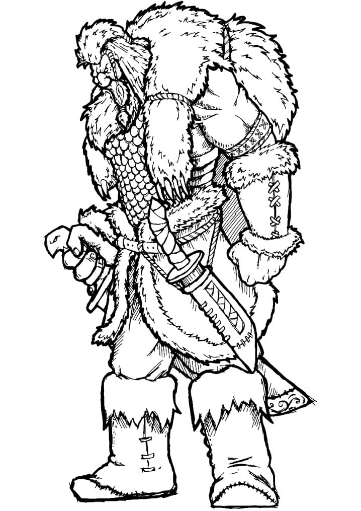 Free printable Viking coloring page #212430 from Characters collection
