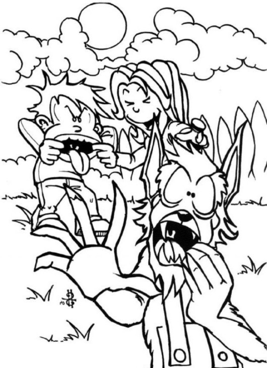Coloring page: Werewolf (Characters) #100040 - Free Printable Coloring Pages