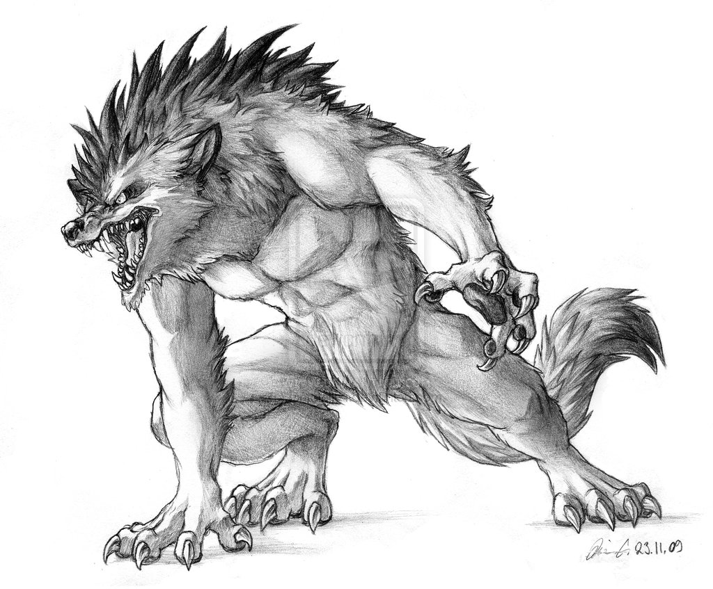 Coloring page: Werewolf (Characters) #100075 - Free Printable Coloring Pages