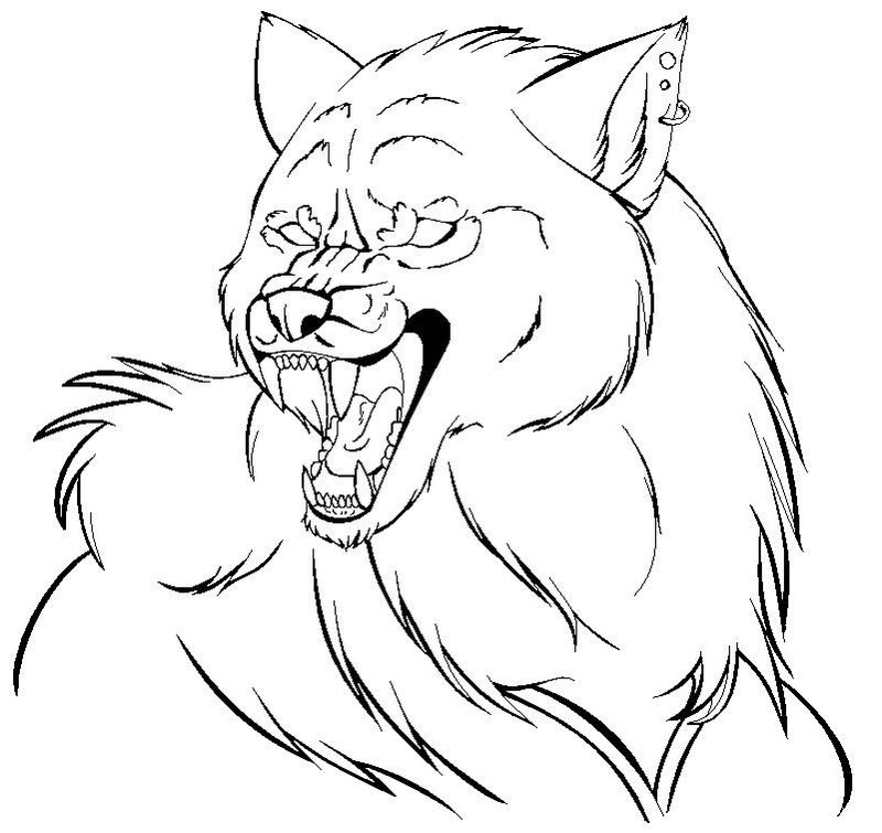 Coloring page: Werewolf (Characters) #100080 - Free Printable Coloring Pages