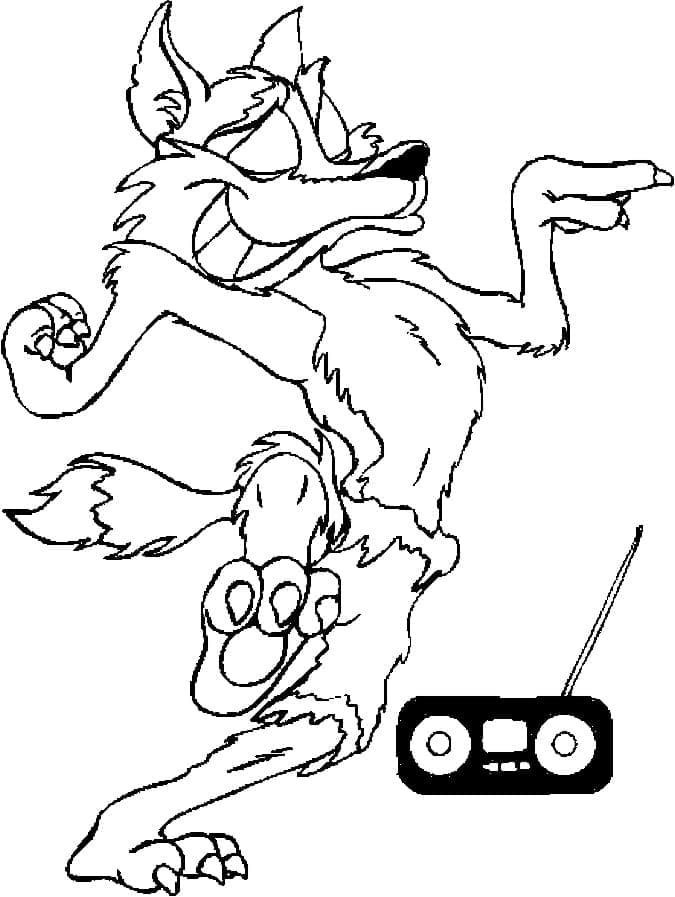 Free printable Werewolf coloring page #201676 from Characters collection