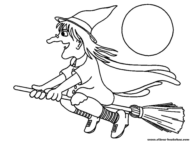 Coloring page: Witch (Characters) #108131 - Free Printable Coloring Pages