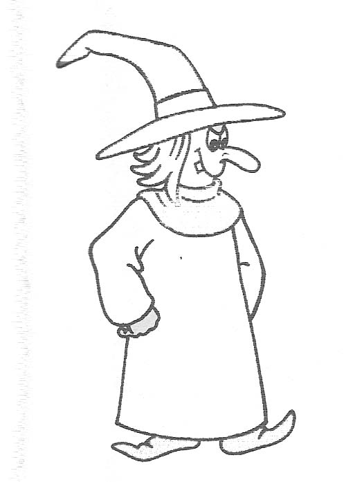 Coloring page: Witch (Characters) #108132 - Free Printable Coloring Pages