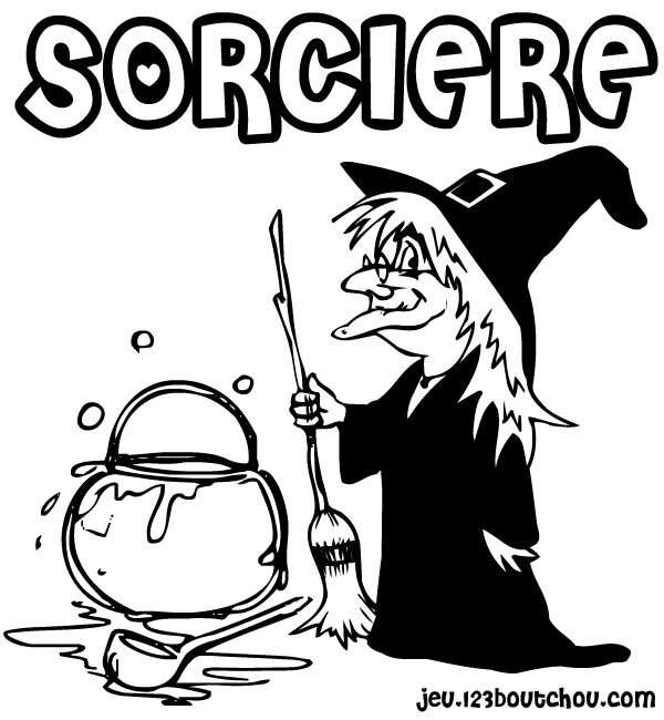 Coloring page: Witch (Characters) #108150 - Free Printable Coloring Pages