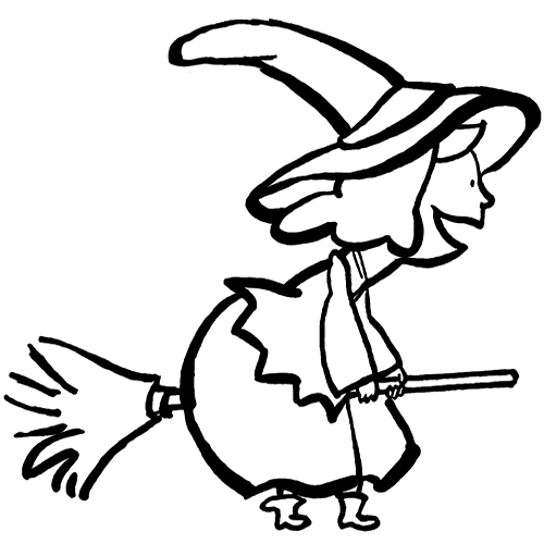 Coloring page: Witch (Characters) #108151 - Free Printable Coloring Pages
