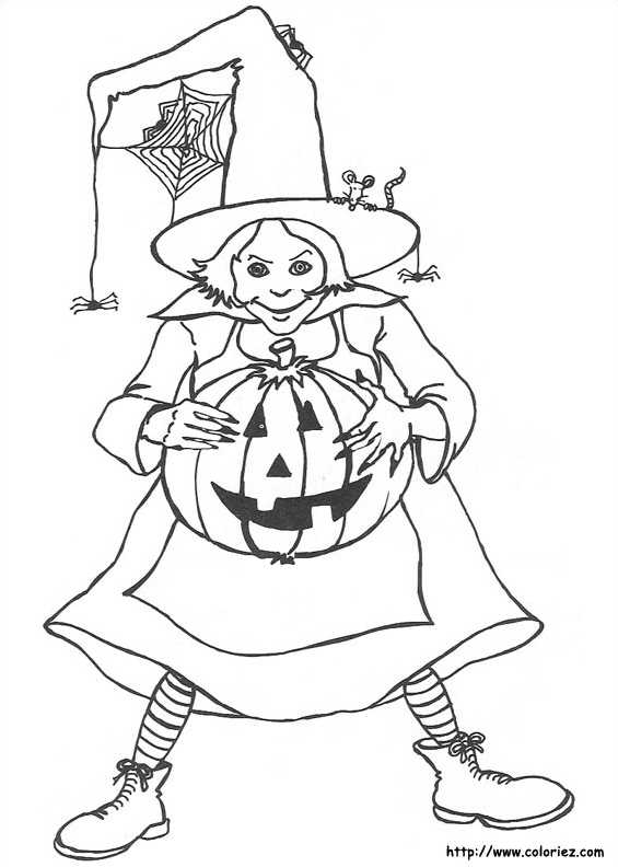 Coloring page: Witch (Characters) #108158 - Free Printable Coloring Pages