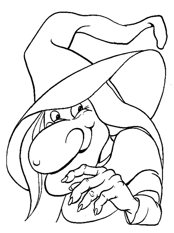 Coloring page: Witch (Characters) #108189 - Free Printable Coloring Pages