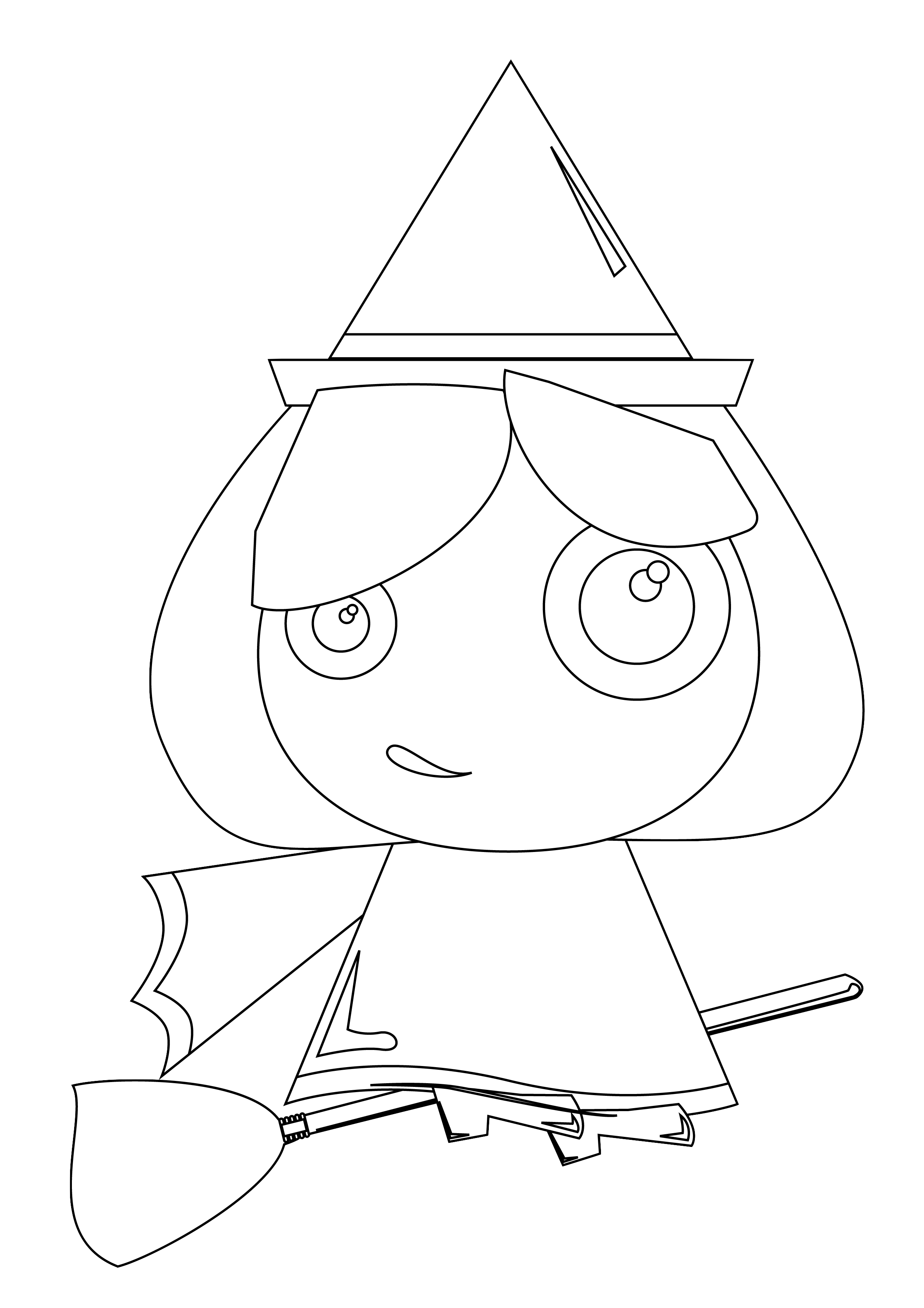 Coloring page: Witch (Characters) #108198 - Free Printable Coloring Pages