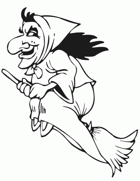 Coloring page: Witch (Characters) #108200 - Free Printable Coloring Pages
