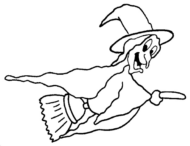 Coloring page: Witch (Characters) #108205 - Free Printable Coloring Pages