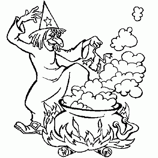 Coloring page: Witch (Characters) #108207 - Free Printable Coloring Pages