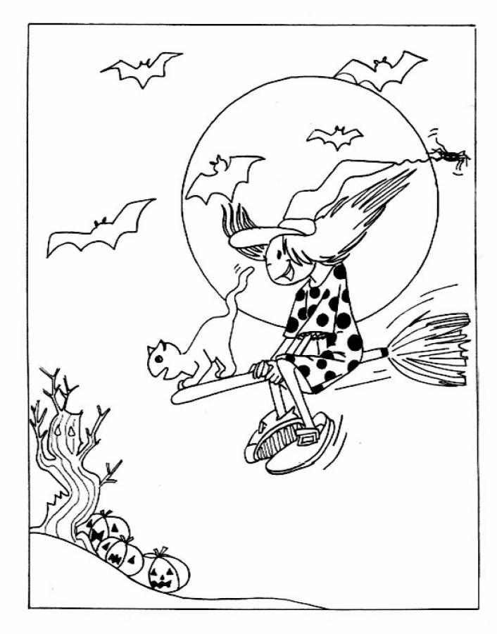 Coloring page: Witch (Characters) #108229 - Free Printable Coloring Pages