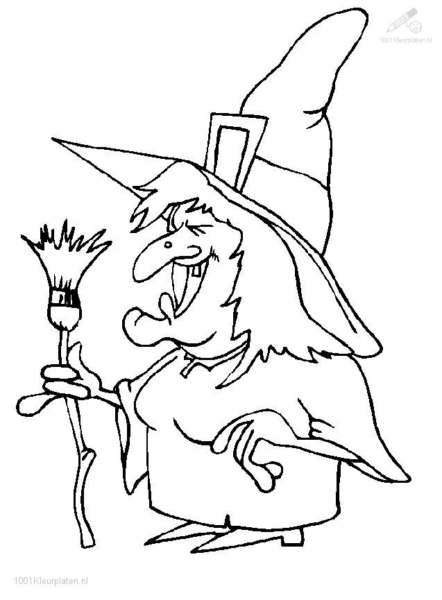 Coloring page: Witch (Characters) #108231 - Free Printable Coloring Pages