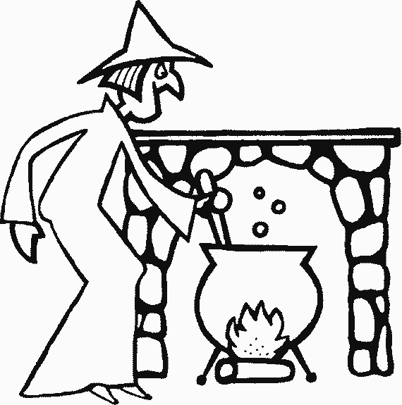 Coloring page: Witch (Characters) #108244 - Free Printable Coloring Pages