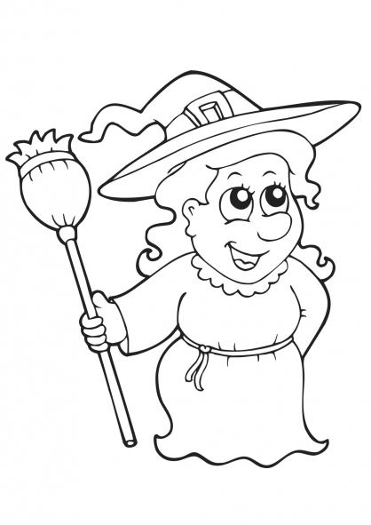Witch #108256 (Characters) – Free Printable Coloring Pages