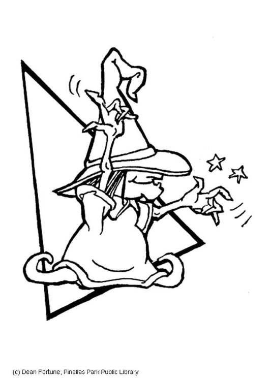 Coloring page: Witch (Characters) #108260 - Free Printable Coloring Pages