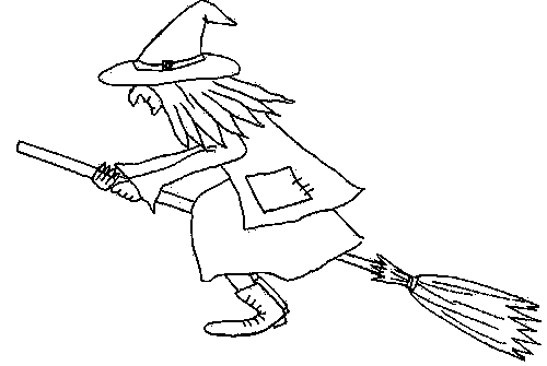 Coloring page: Witch (Characters) #108280 - Free Printable Coloring Pages