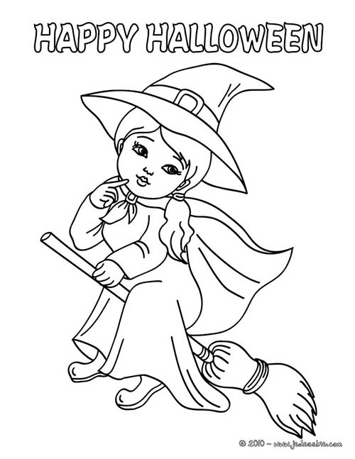 Coloring page: Witch (Characters) #108290 - Free Printable Coloring Pages