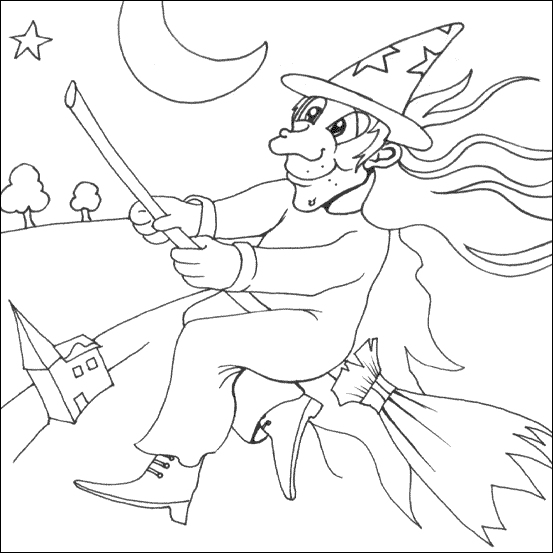 Coloring page: Witch (Characters) #108293 - Free Printable Coloring Pages