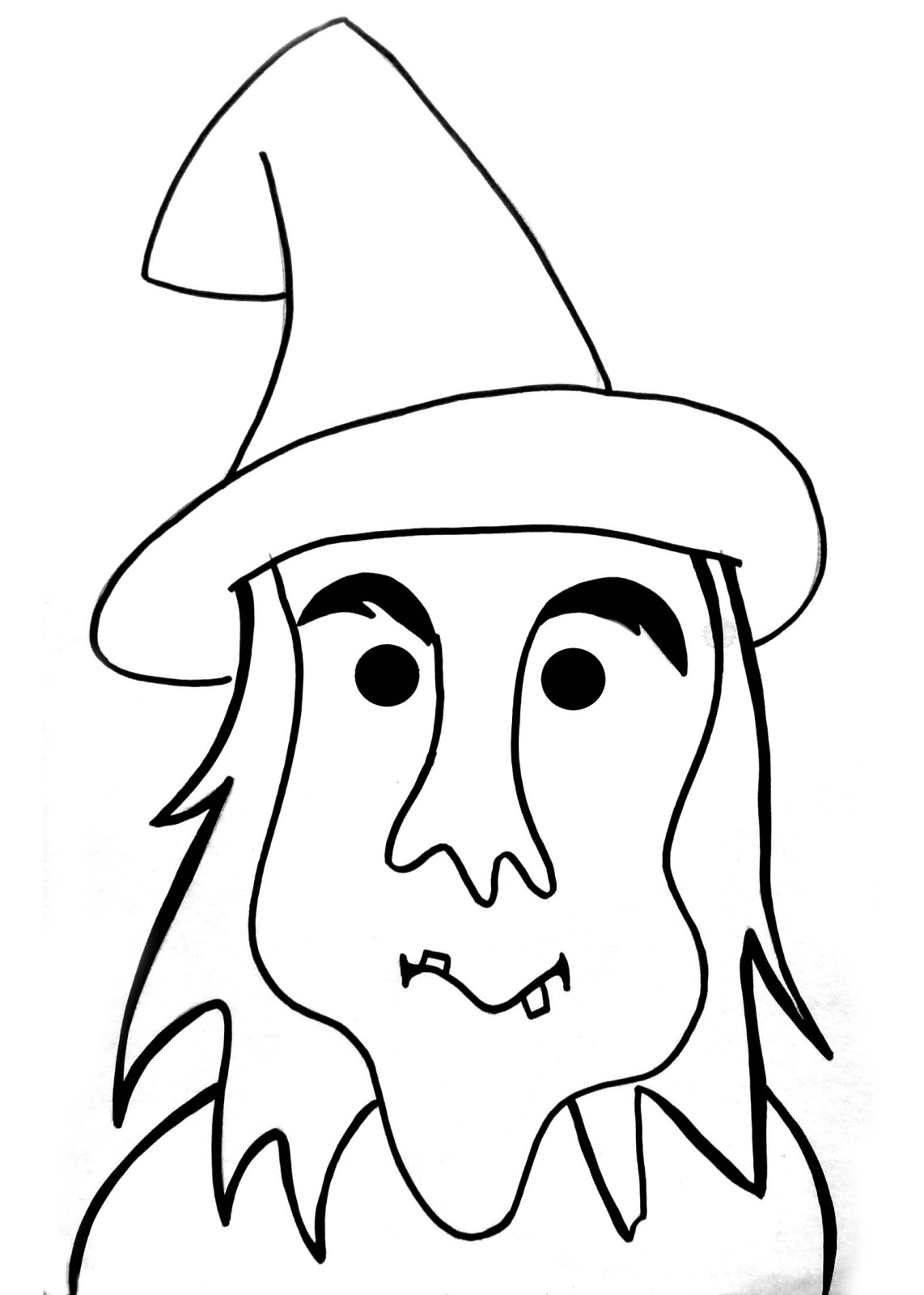Coloring page: Witch (Characters) #108318 - Free Printable Coloring Pages