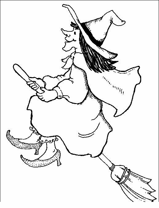 Coloring page: Witch (Characters) #108325 - Free Printable Coloring Pages